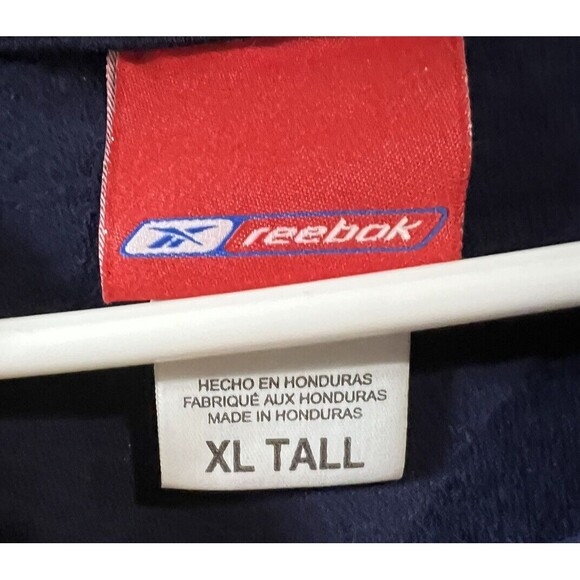 Reebok Vintage NFL New England Patriots Size XL Tall Navy Blue Long Sleeve Shirt - Picture 3 of 4